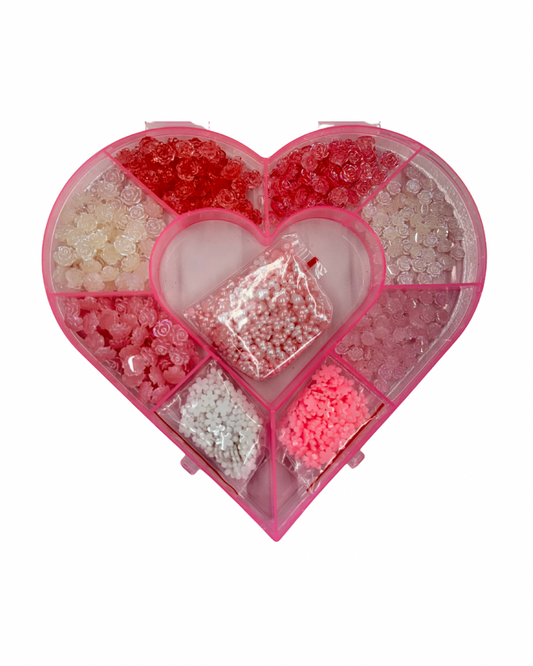 Nail Charms Heart Box