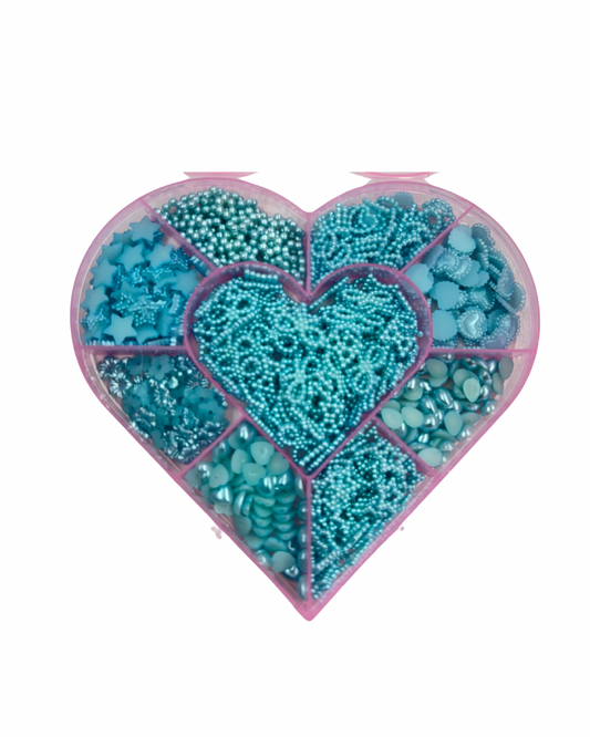 Nail Charms Heart Box