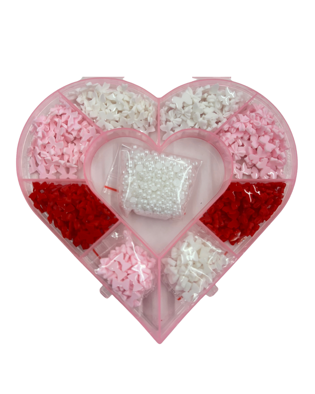 Nail Charms Heart Box