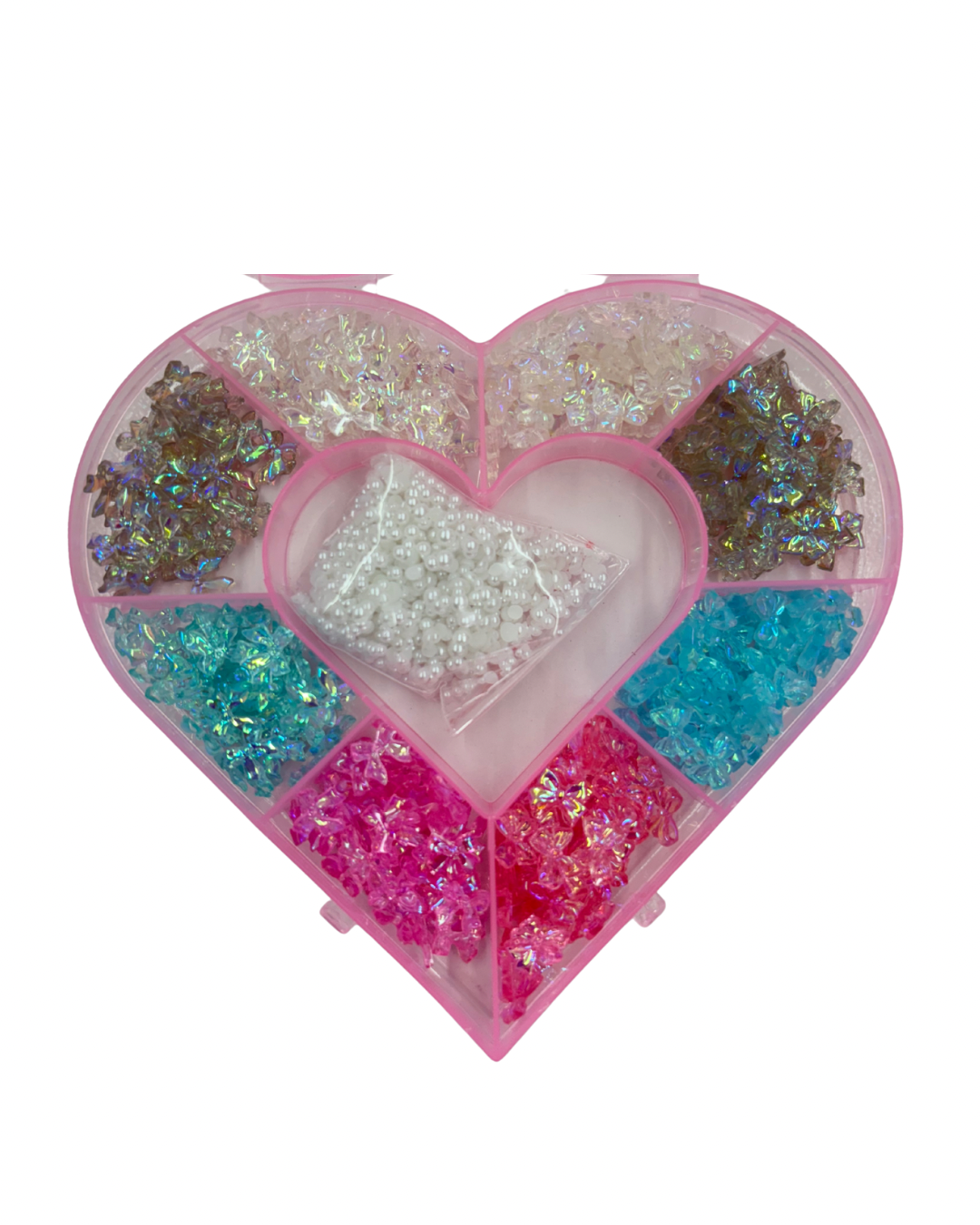 Nail Charms Heart Box