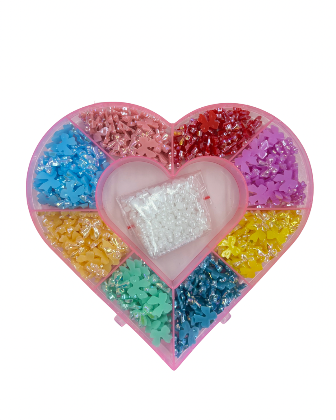 Nail Charms Heart Box