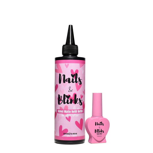 Velvet Matte Top Coat + Refill Bottle