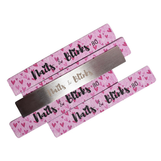 Stick on 80 grit files refills