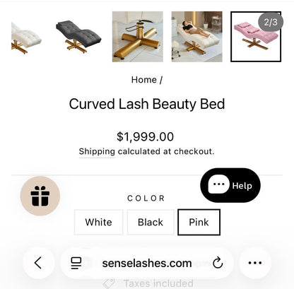 Lash Bed: PICK UP ONLY