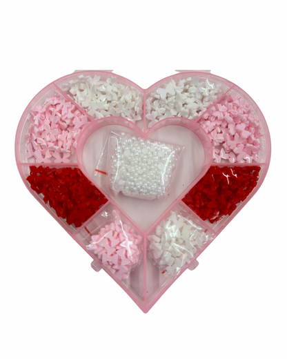 Nail Charms Heart Box